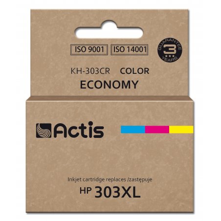Actis KH-303CR encre pour imprimante HP, remplacement HP 303XL T6N03AE Premium 18ml 415 pages couleur