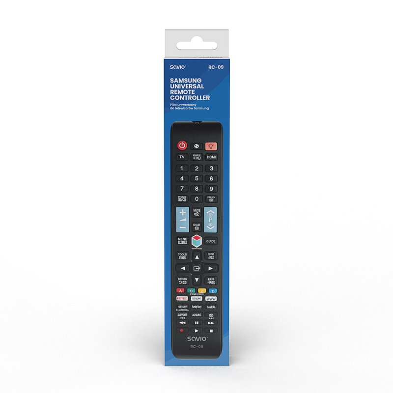 Savio RC-09 do TV Samsung - Smart TV remote control IR Wireless Press buttons