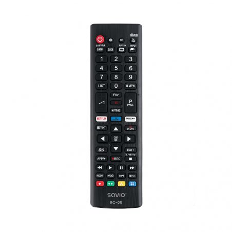 Savio RC-05 do TV LG télécommande IR Wireless TV, Universel Appuyez sur les boutons