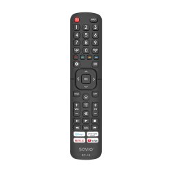 Savio RC-14 Universal remote control/replacement for HISENSE SMART TV télécommande IR Wireless TV, Tuner TV Appuyez