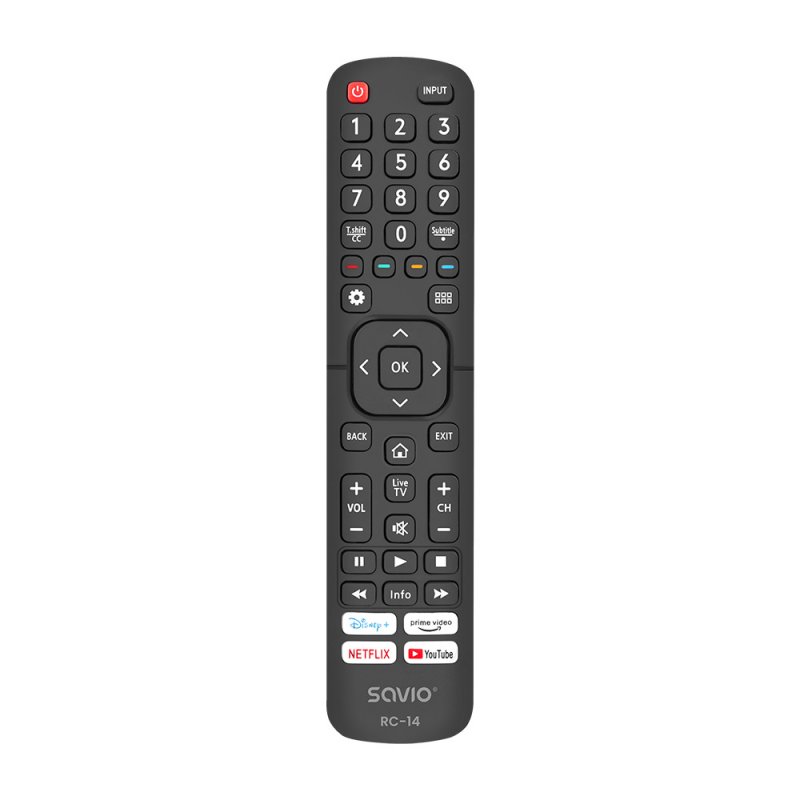 Savio RC-14 Universal remote control/replacement for HISENSE SMART TV télécommande IR Wireless TV, Tuner TV Appuyez
