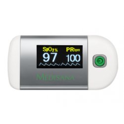 Medisana PM 100 moniteur de fréquence cardiaque Doigt Argent, Blanc