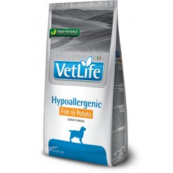 Farmina Pet Food Vet Life Hypoallergenic 12 kg Adulte Poisson, Pomme de terre