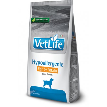 Farmina Pet Food Vet Life Hypoallergenic 12 kg Adulte Poisson, Pomme de terre