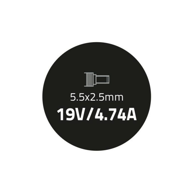 Qoltec 50071.90W adaptateur de puissance & onduleur Intérieure Noir