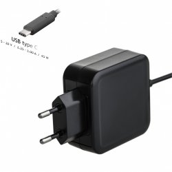 Akyga AK-ND-60 power adapter/inverter Universal 45 W Black