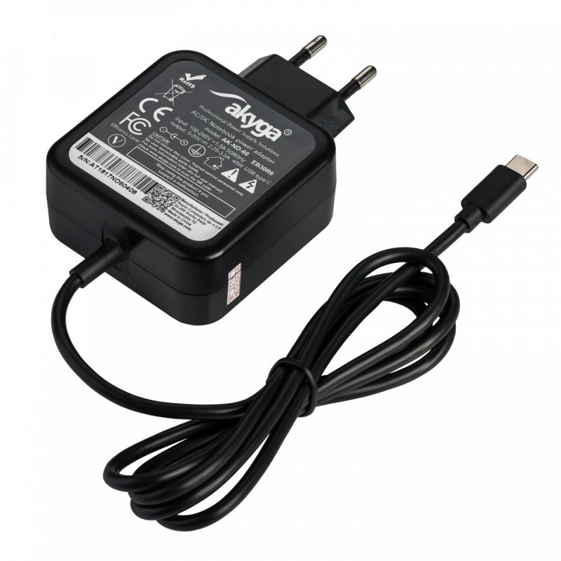 Akyga AK-ND-60 adaptateur de puissance & onduleur Universel 45 W Noir