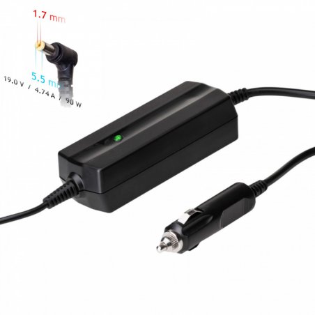 Akyga AK-ND-43 power adapter/inverter Auto 90 W Black