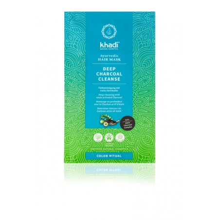 Khadi Deep Charcoal Cleanse 50g hair mask Unisex