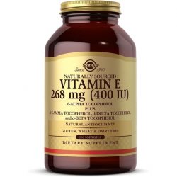 Solgar Natural Source Vitamin E 268mg Softgels - Protects Cells From Oxidative Stress - Immune System Support - Vegan