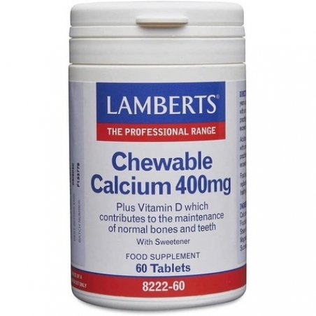 Lamberts Calcium Chewable 400mg