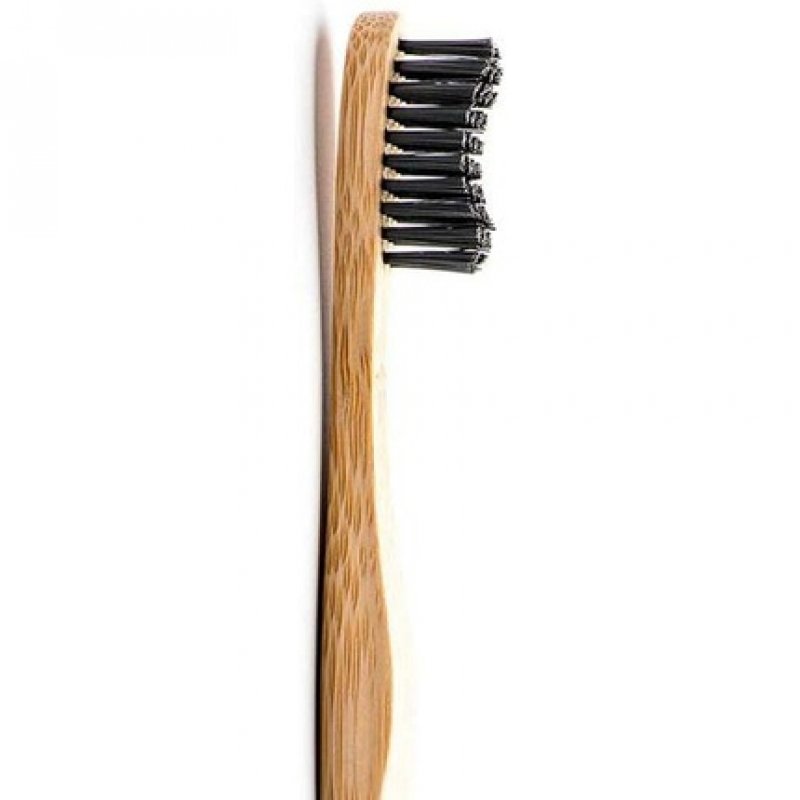 The Humble Co. Bamboo Toothbrush Charcoal-Infused Soft Bristles Biodegradable Eco-Friendly Vegan Dentist Approved 1