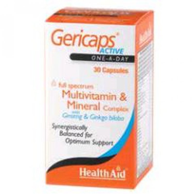 Health Aid Gericaps½ Active 30 Caps