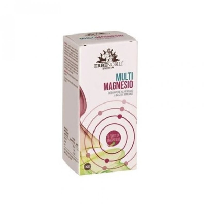 ERBENOBILI Multimagnesium Minerals Supplement 60 Capsules
