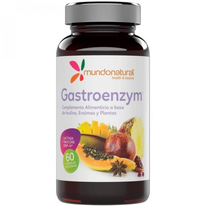 Nutricosmetics - Mundo Natu Gastroenzym 60 Caps