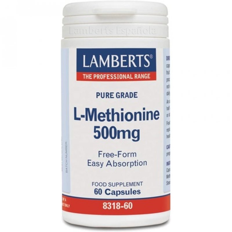 L-Methionine 500mg 60 Capsules