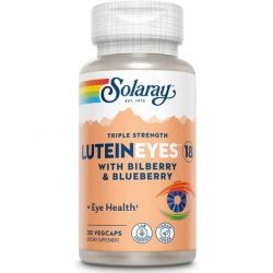 Solaray Triple Strength Lutein Eyes 18mg Eye and Macular Health Support Supplement 30 Count