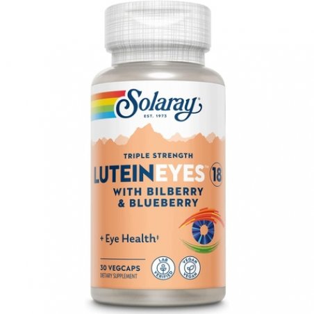 Solaray Triple Strength Lutein Eyes 18mg Eye and Macular Health Support Supplement 30 Count