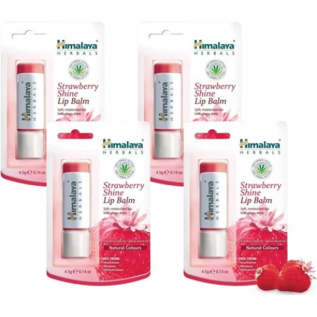 Himalaya Strawberry Shine Lip Balm with Strawberry Seed Oil 4.5g