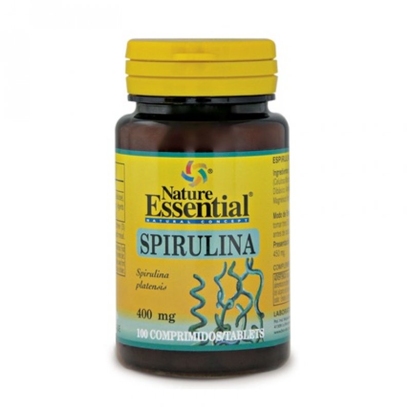 Nature Ess Espirulina 400 Mg 100 Tabletas