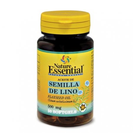 Nature Ess Aceite De Semilla De Lino 500 Mg 50 Perlas