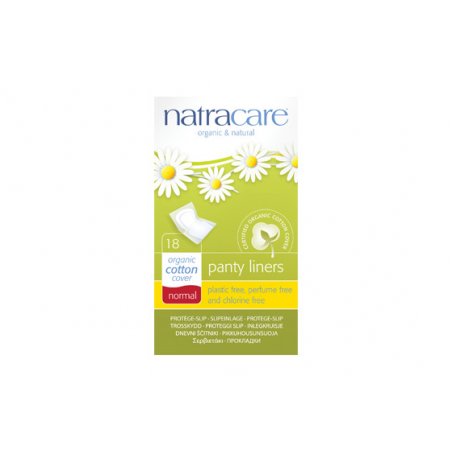 Natracare Curved Panty Liners 60 Biodegradable Cotton Liners