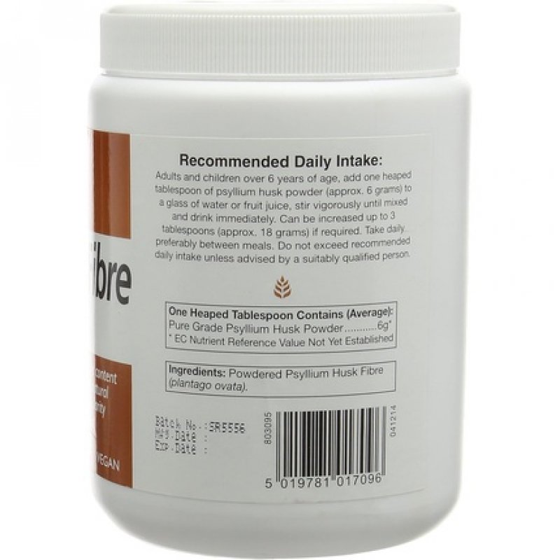 Psyllium Husk Fiber Flea Seeds 300g Powder Ha Vegan