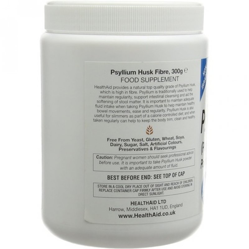 Psyllium Husk Fiber Flea Seeds 300g Powder Ha Vegan