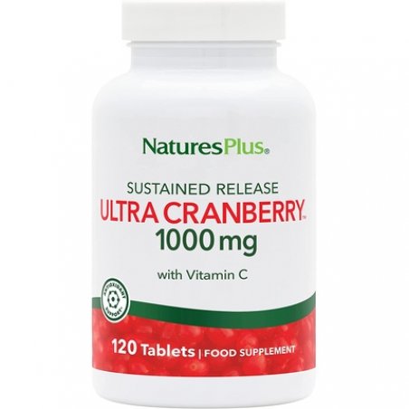 NaturesPlus Ultra Cranberry 1000mg Natural Extract with Herbs and Vitamin C 60 Tablets