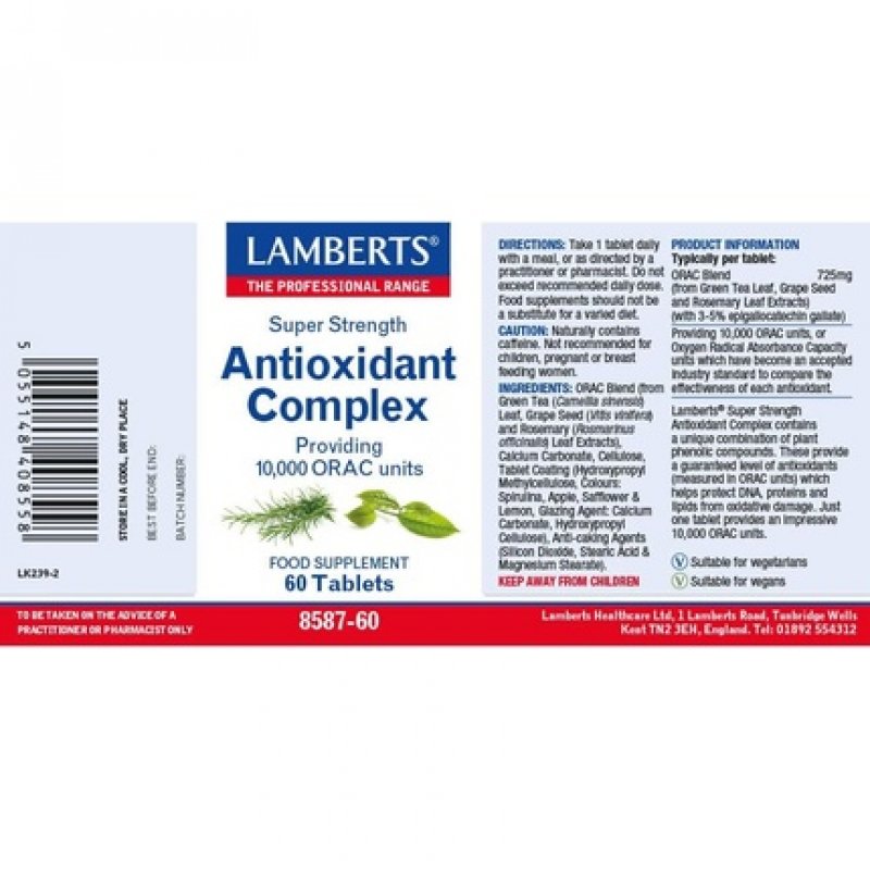 Lamberts Antioxidant Complex 60 Capsules