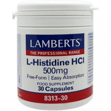 Lamberts L-Histidine HCl 500mg 30 Capsules