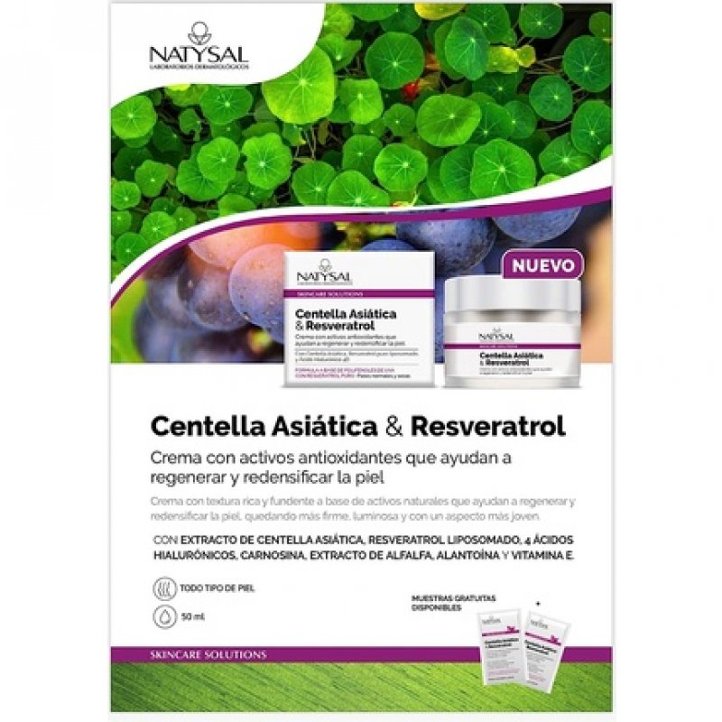 Natysal Natural Resveratrol and Hyaluronic Acid Cream 50ml
