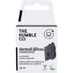 The Humble Co. Charcoal Dental Floss Eco-Friendly Vegan for Your Everyday Oral Care 50m