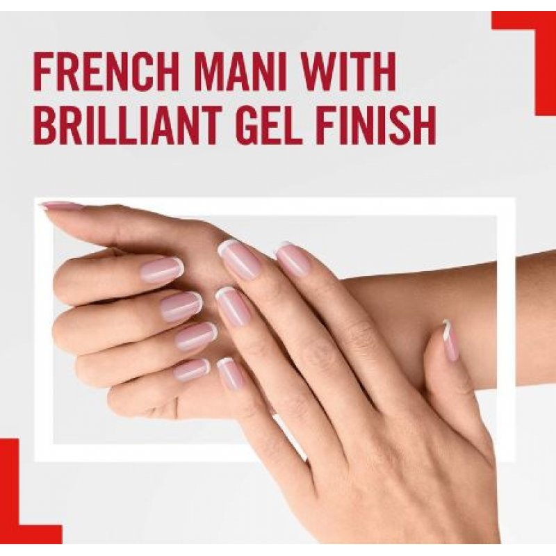 Rimmel London Super Gel French Manicure Nail Tip Whitener 90 Porcelain 12ml
