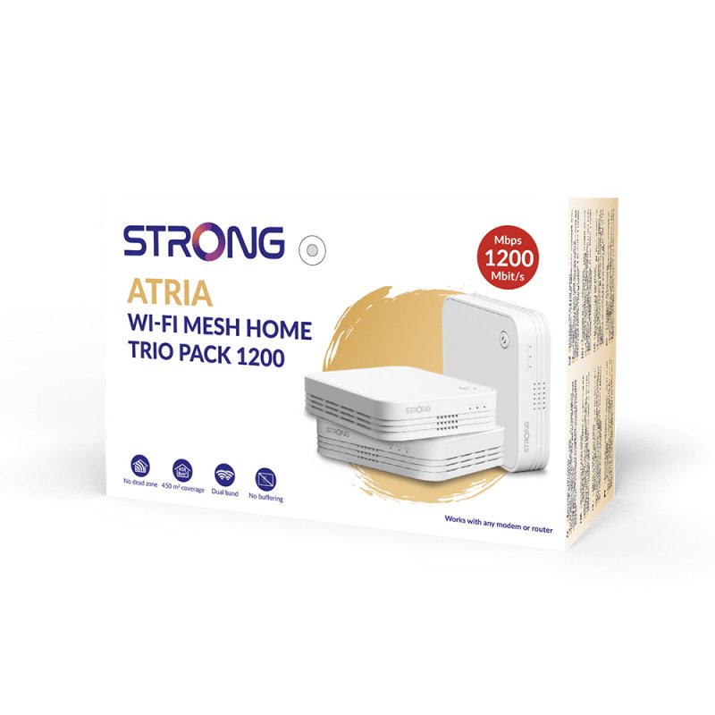 WI-FI MESH STRONG HOME TRIO PACK 1200