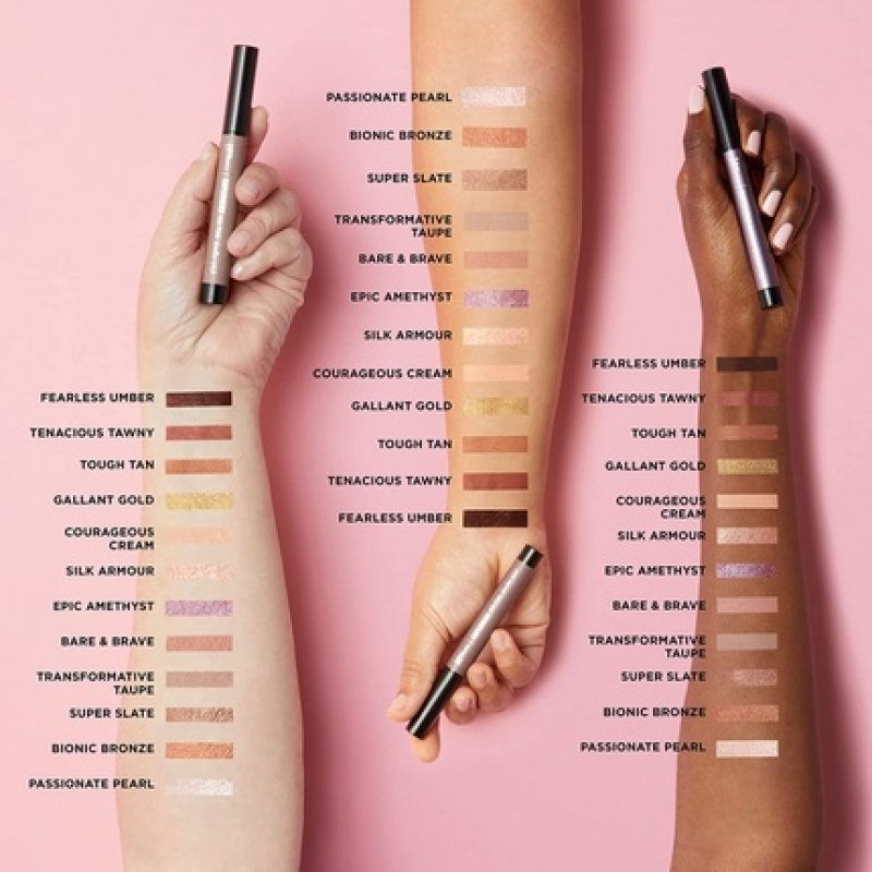 IT Cosmetics Superhero No-Tug Waterproof Eyeshadow Stick Tough Tan 0.05oz - Matte Medium Tan