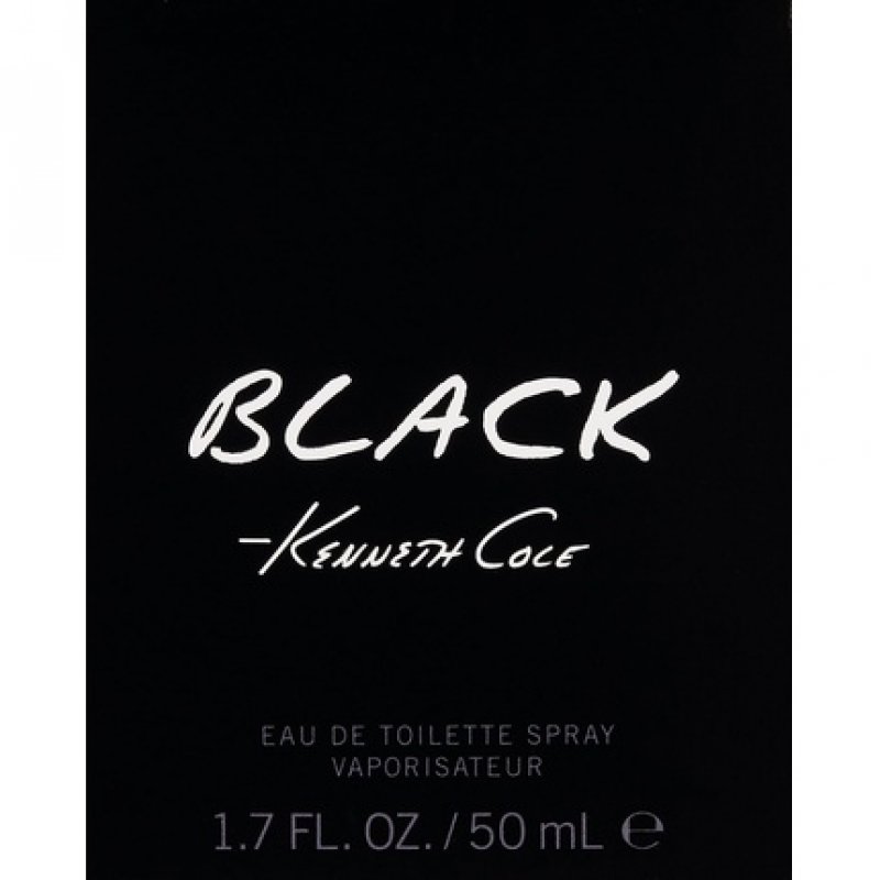 Kenneth Cole Black Eau de Toilette Spray Cologne for Men 1.70 Fl Oz