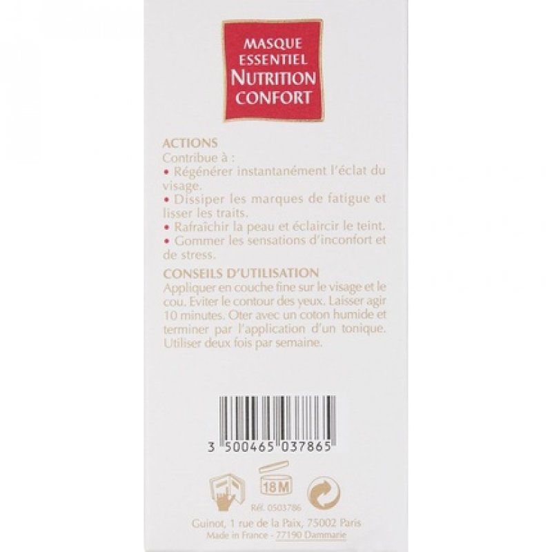 Guinot Essential Nutrition Comfort Mask 50ml