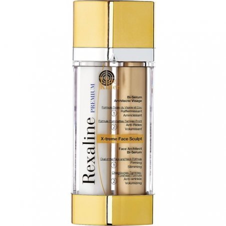 Rexaline X-treme Face Sculpt Face Architect Bi-Serum Lifting Care Anti-Aging and Anti-Wrinkle Serum Double Hyaluronic