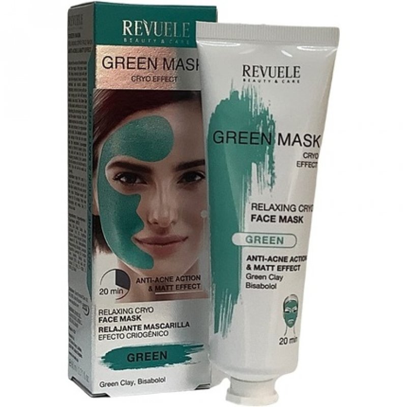 Revuele Anti Acne Action Cryo Effect Green Face Mask 80ml