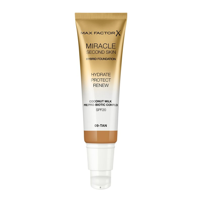 Max Factor Miracle Second Skin 09 Tan 30ml