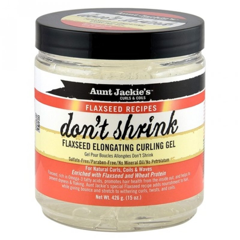 Aunt Jackie's Flaxseed Recipes Don't Shrink Elongating Hair Curling Gel 15oz