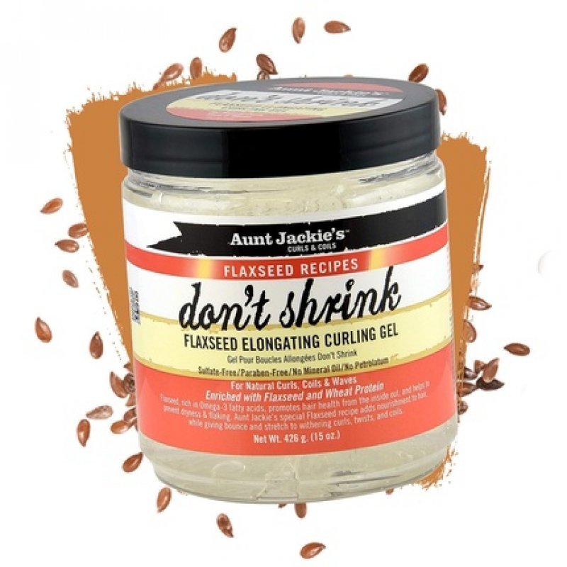 Aunt Jackie's Flaxseed Recipes Don't Shrink Elongating Hair Curling Gel 15oz