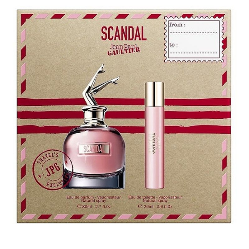 Set Jean Paul Gaultier Scandal, Femei, Eau De Parfum 80ml Eau De Parfum 20ml