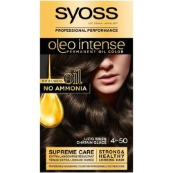 Syoss Color Oleo Intense 4-50 Icy Brown Hair Treatment