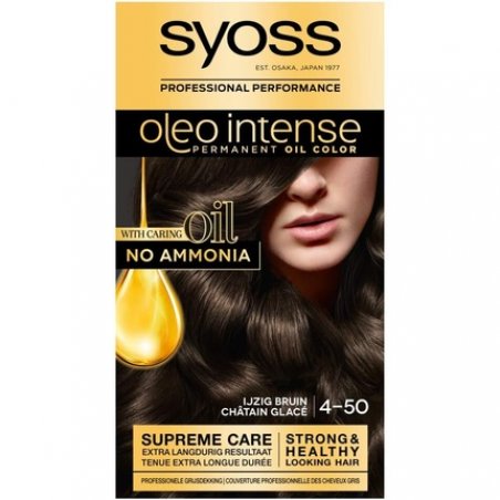 Syoss Color Oleo Intense 4-50 Icy Brown Hair Treatment