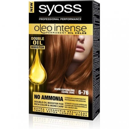Syoss Color Oleo Intense 6-76 Warm Copper Blonde Hair Dye