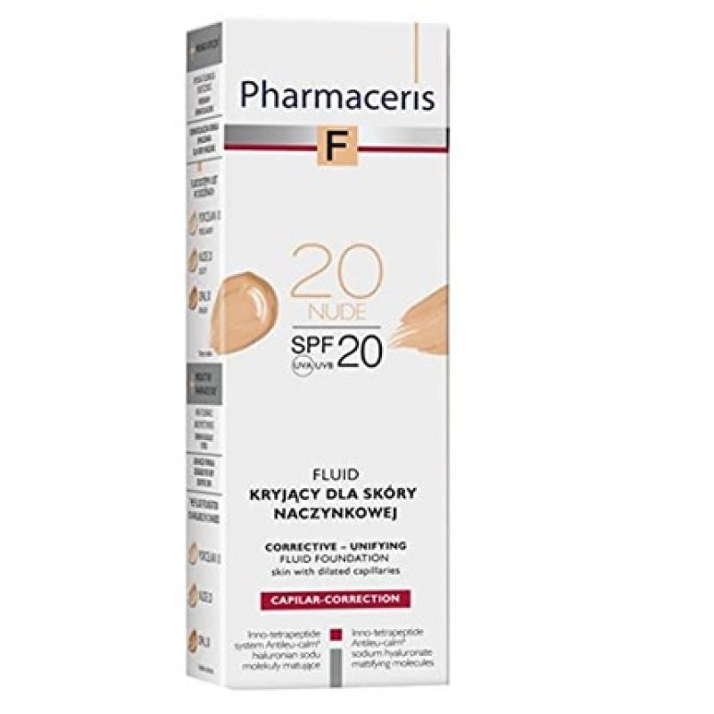 PHARMACERIS F Capillar Corrective Make-up Powder with SPF20 30ml Nude