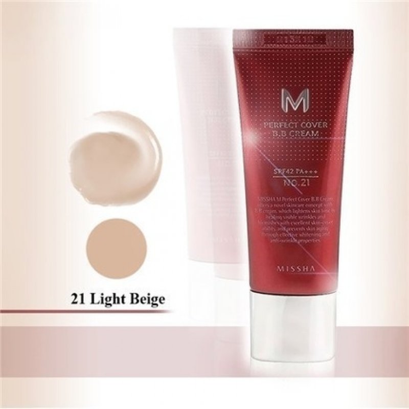 MISSHA M Perfect Cover BB Cream SPF 42 PA 50ml - No.21 Light Beige