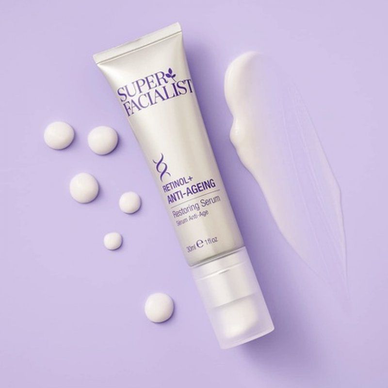 Super Facialist Retinol Anti-Ageing Serum with Hyaluronic Acid & Collagen Boosting White Lupin Seeds 30ml